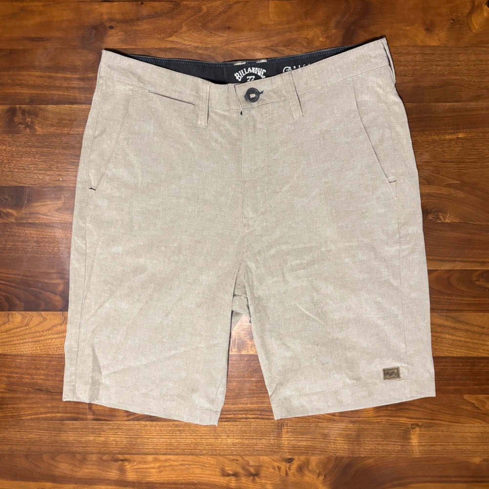 Billabong Gray Crossfire Submersible 19" Hybrid Shorts for Swim and Land Mens